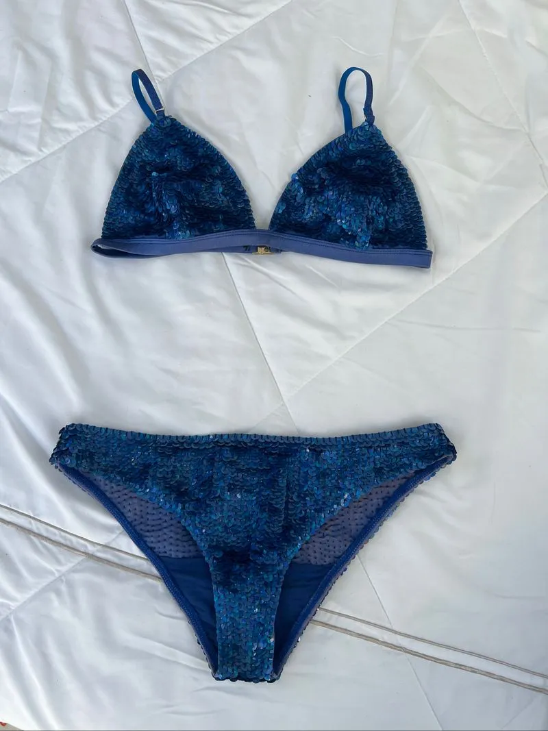 Sequin handmade bikini  photo 1