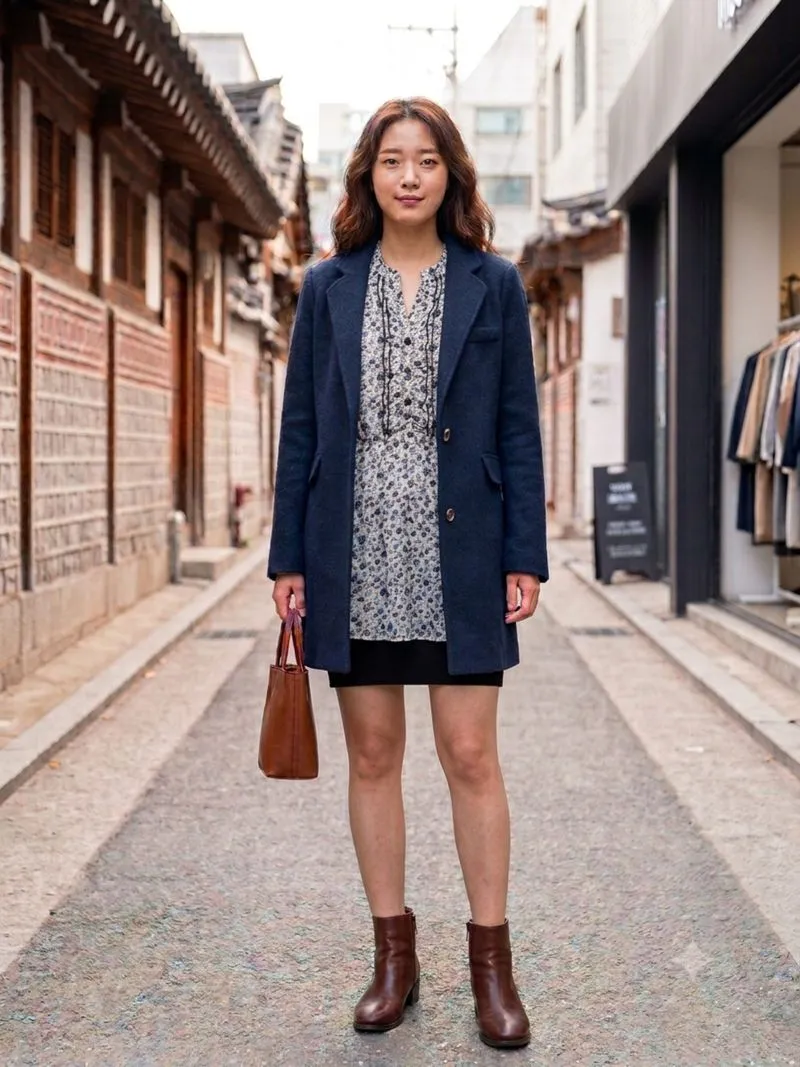 Wool Coat + GRATIS BLOUSE/INNER photo 1