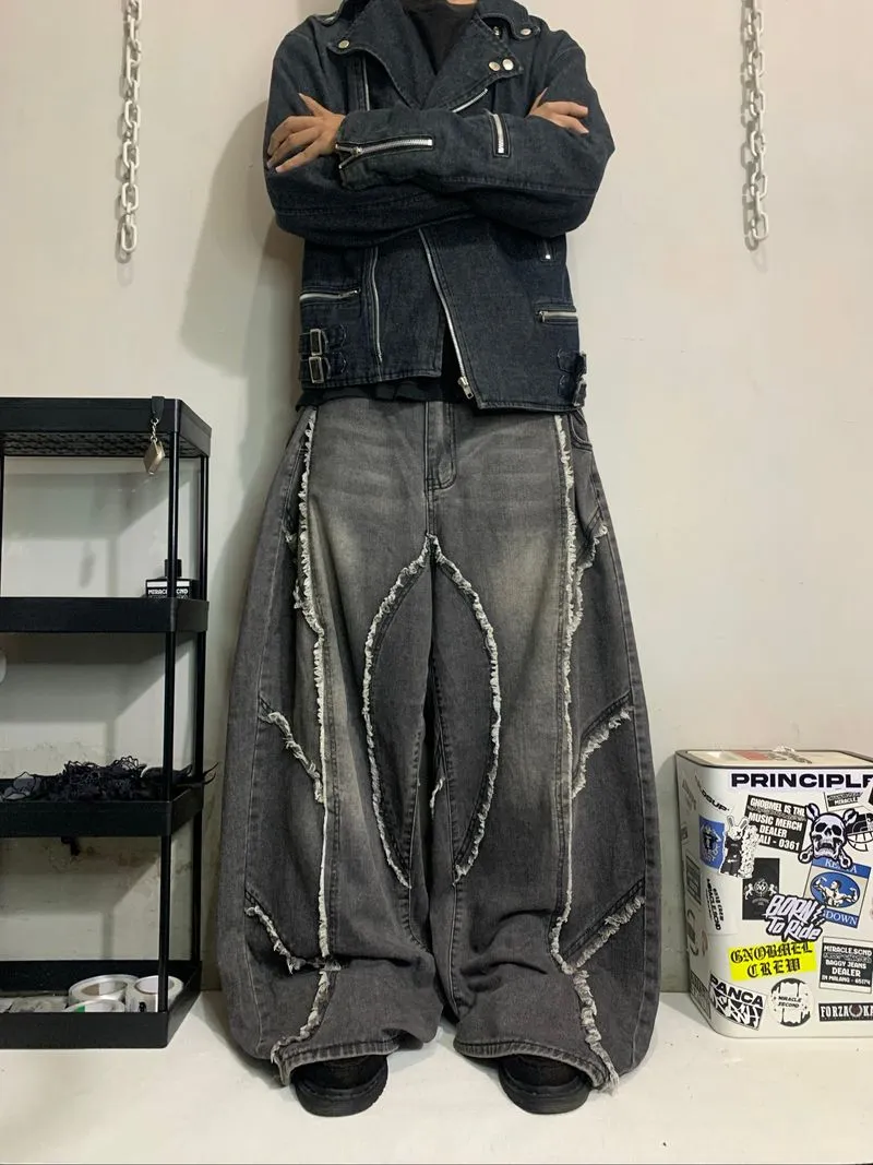 [SHEIN] Baggy Jeans Unique Y2K Flared 📌 photo 1