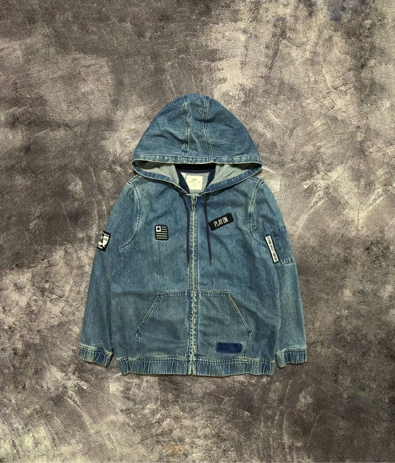 DENIM ZIPP HOODIE photo 1