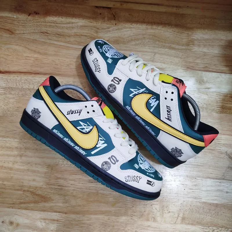 Nike Casual Sneakers Pria multicolor green photo 1