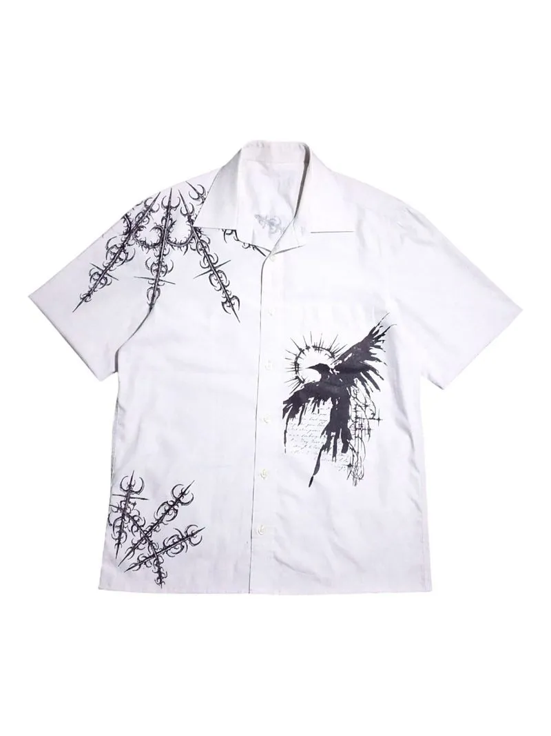 boxy shirt handmade painted cybersigilism photo 1