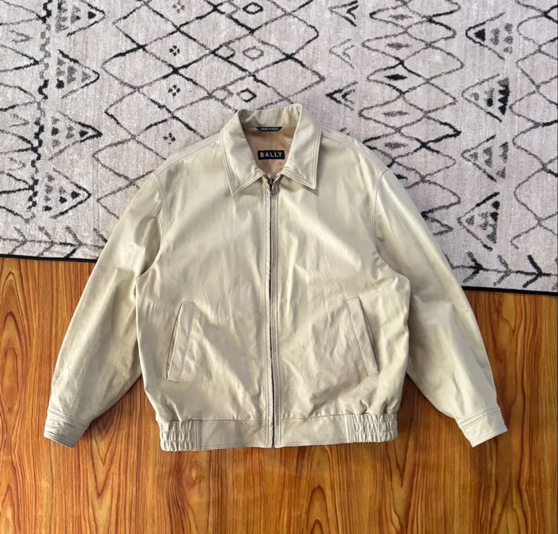 Bally Soft Leather Jacket 42 Italy photo 1