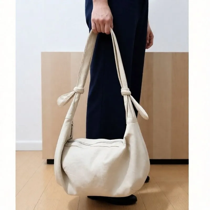 Tas Selempang Wanita Warna Krem Model Hobo photo 1