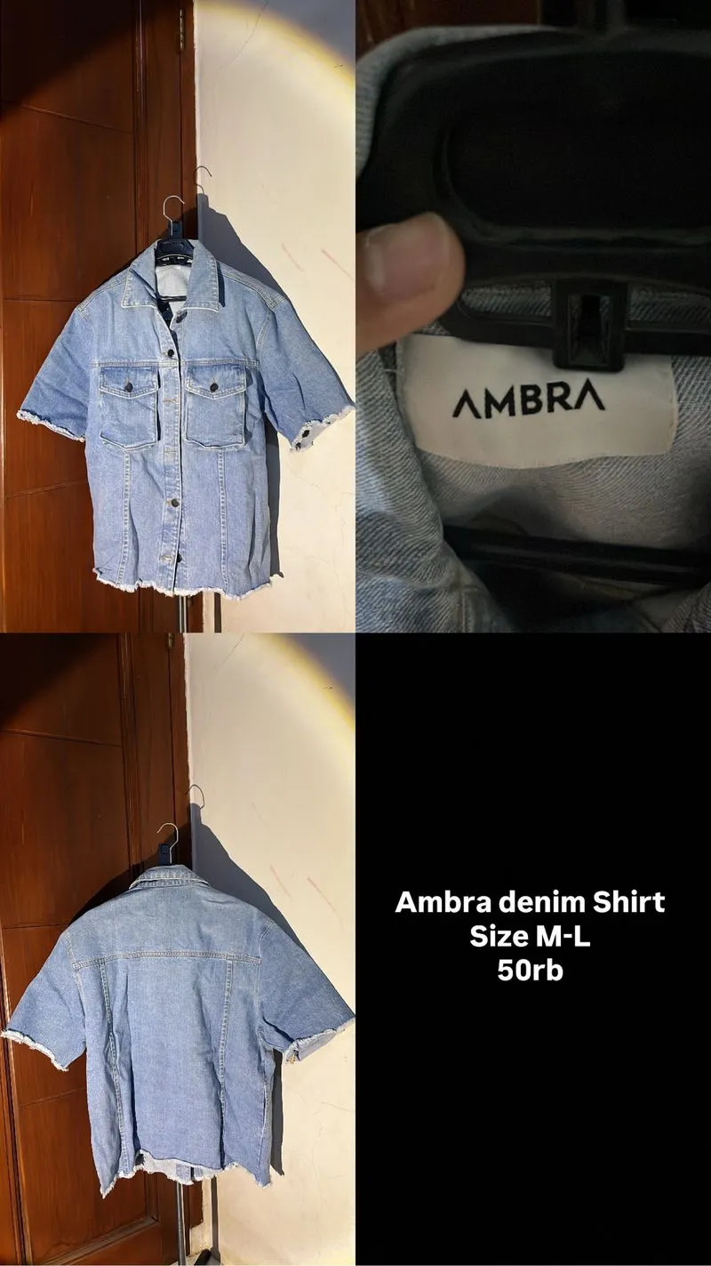 Shirt denim ambra  photo 1