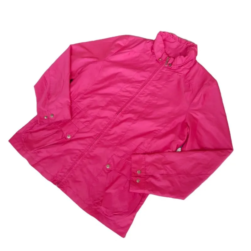 Crocodile Streetwear Y2K Parka Wanita red pink photo 1