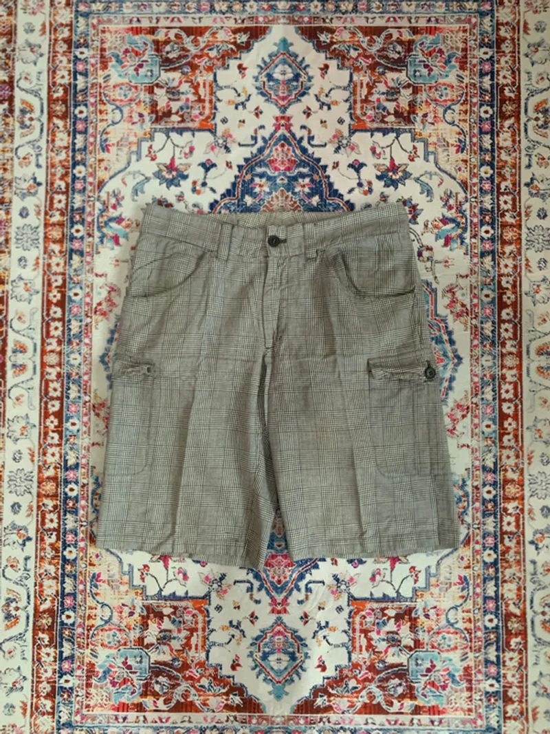 Plaid short photo 1