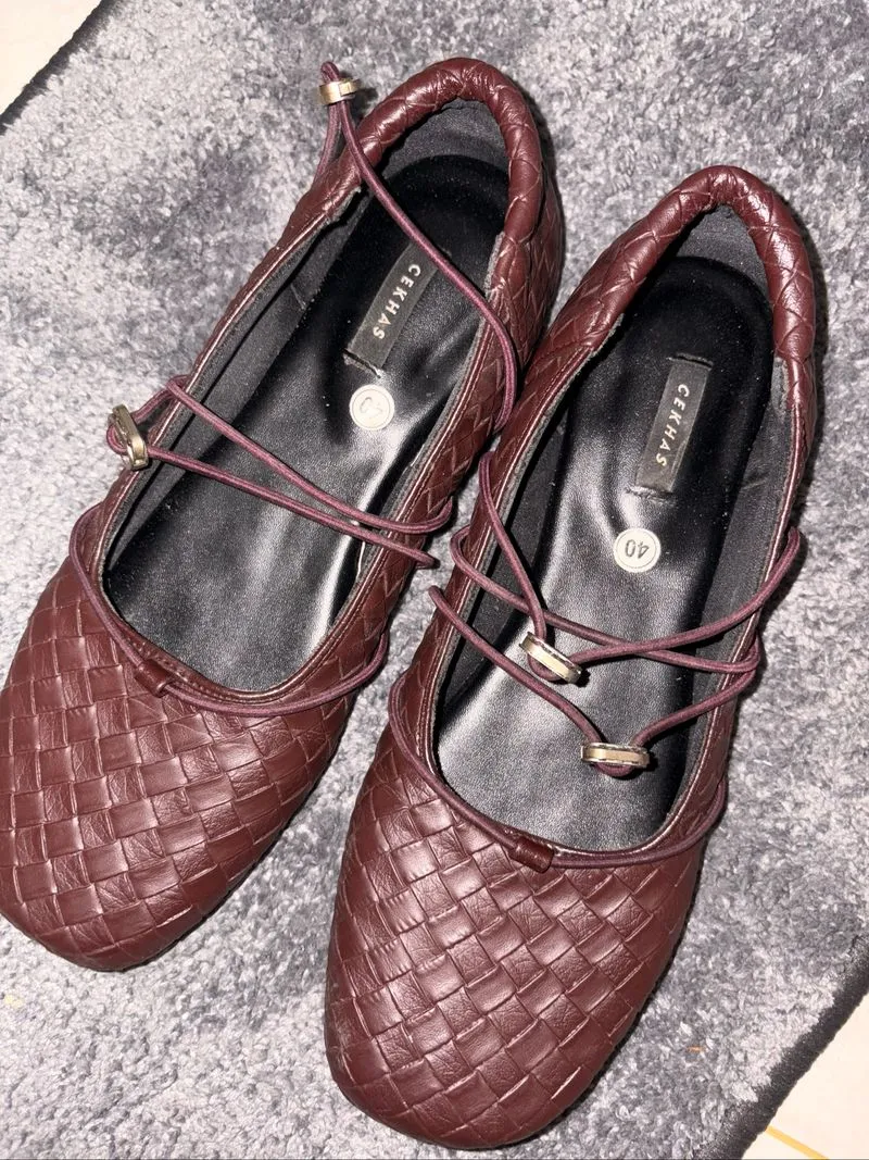 CEKHAS - Viola Wood Flat Shoes REVERIE Collection photo 1