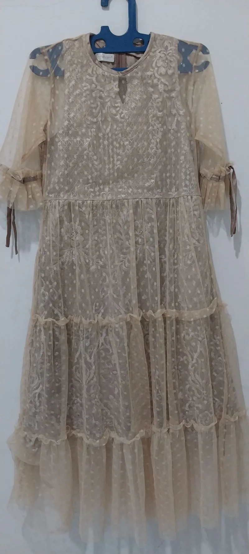 Fairy Muslim Evening dress Wanita tan photo 1