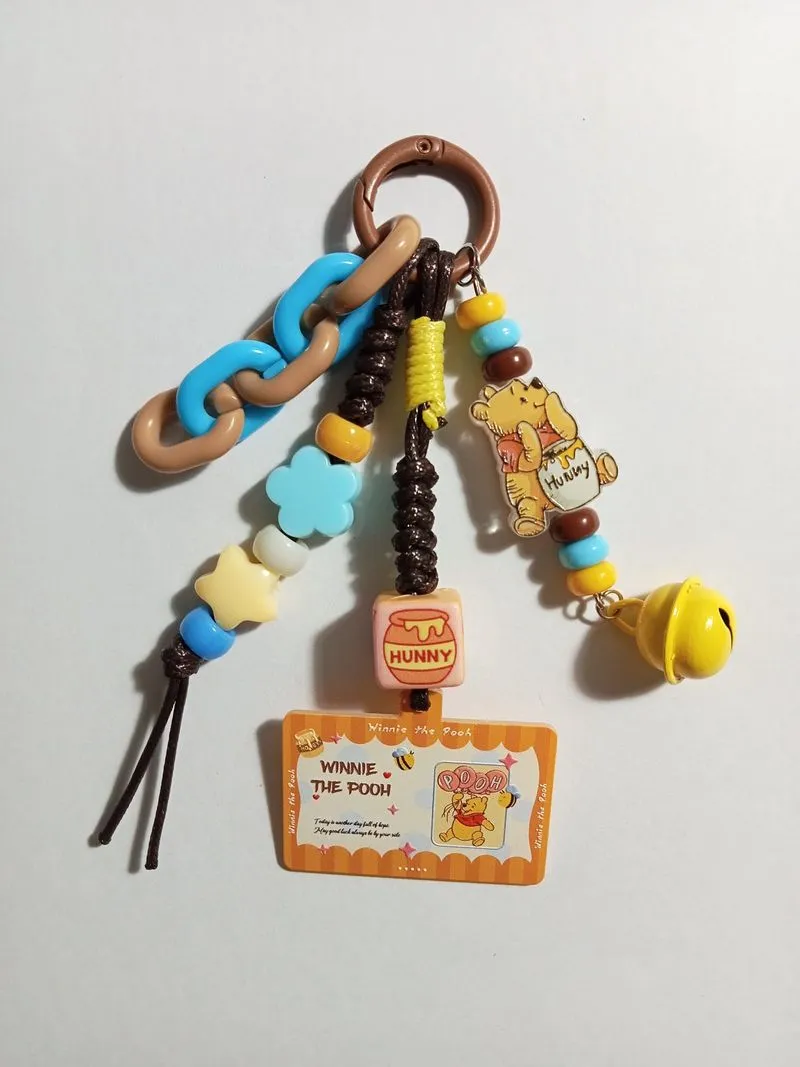 [ NETT ] Handmade Pooh Theme Bag Charm / Keychainan photo 1