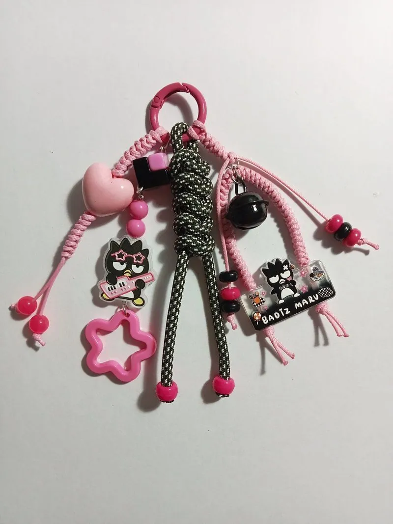 [ NETT ] Handmade Badtz Maru Theme Bag Charm / Keychain photo 1