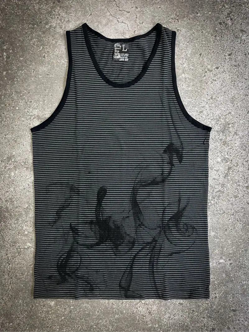 Clash Ahead Graphic Stripe Tanktop photo 1