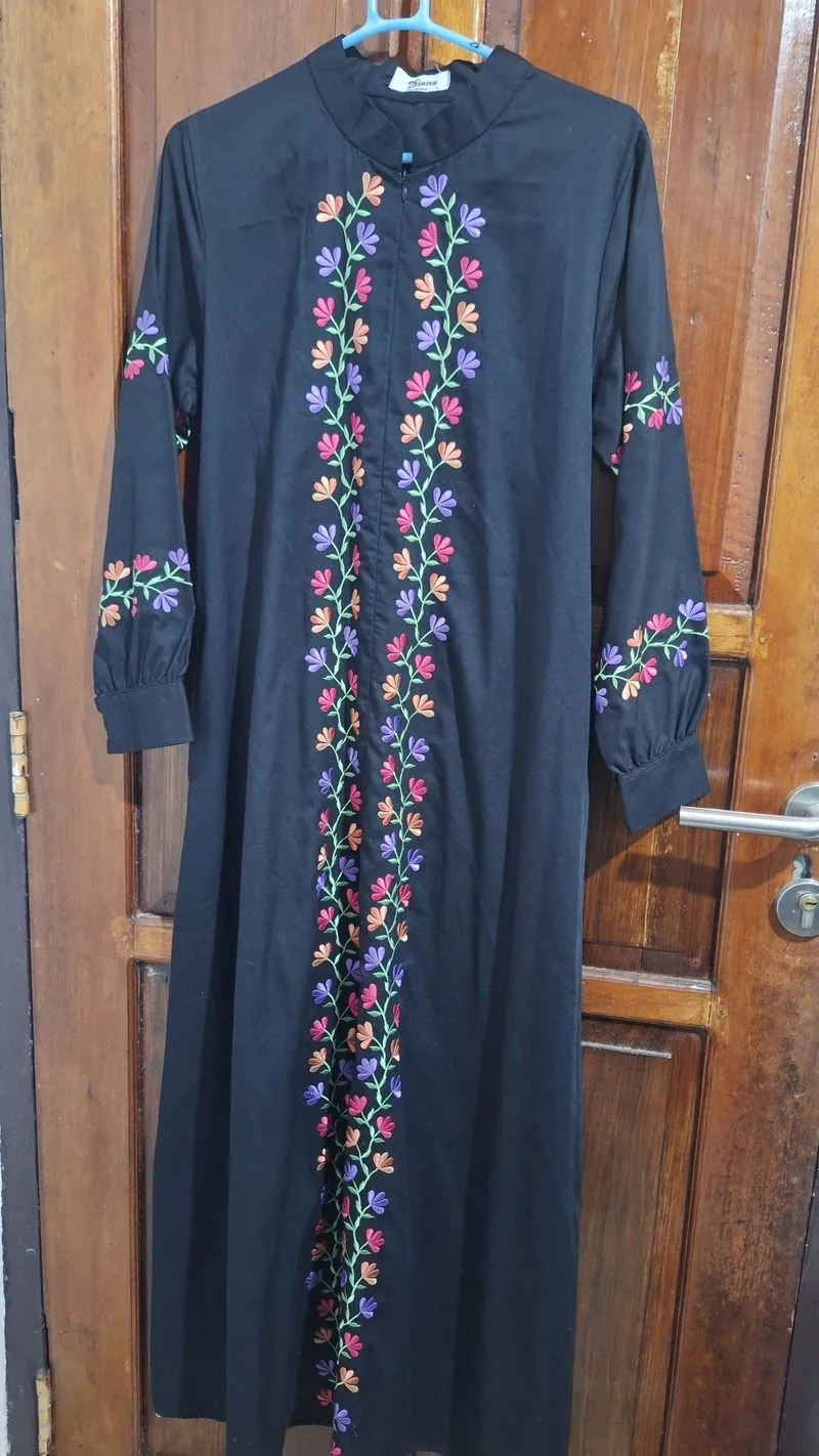 Gamis Katun Toyobo Bordir Diana Fashion photo 1