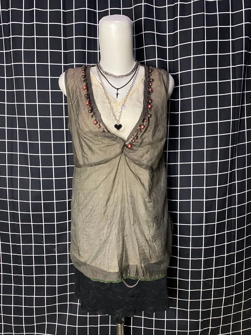 y2k roem tank top photo 1