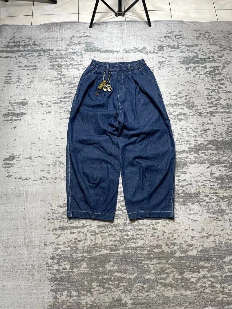 Friful denim wide balloon pants photo 1