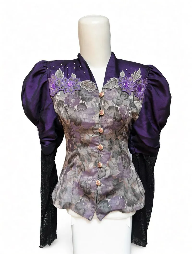 PURPLE BLOUSE SHE WAS A WICH!🔮💜 photo 1