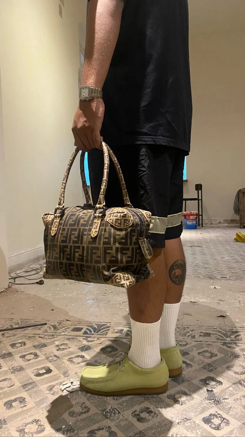Fendi Zucchino FF Top Handle Bag photo 1