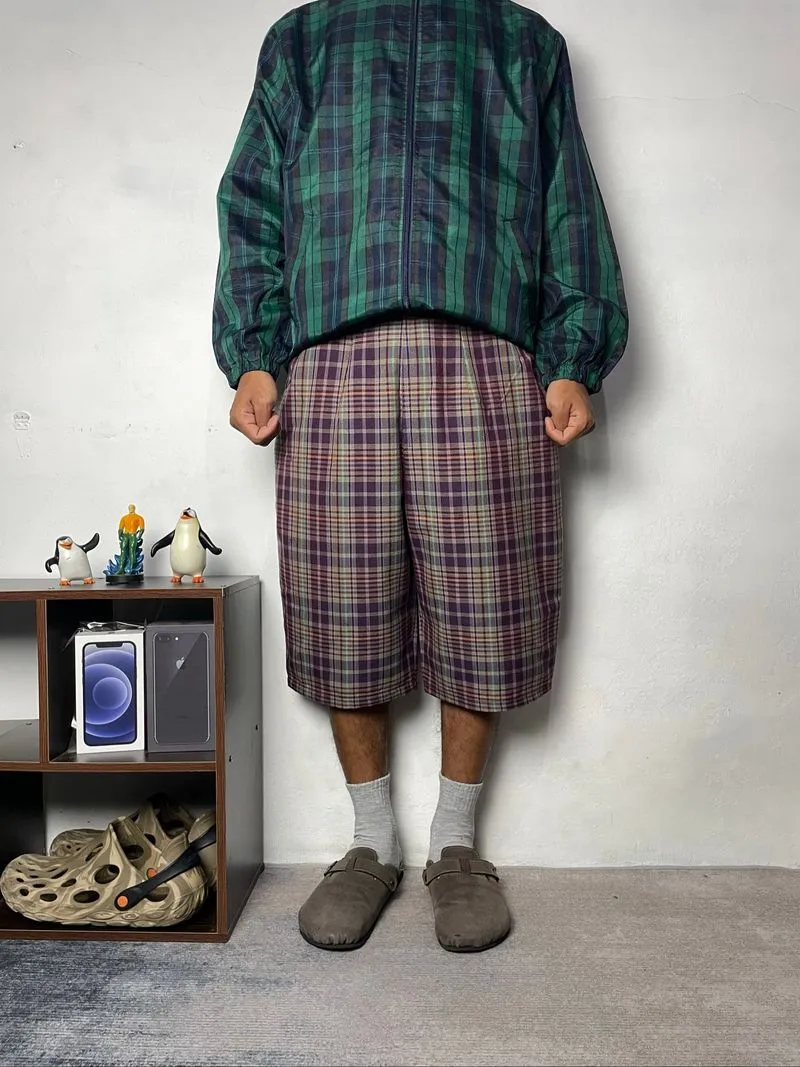 PLAID SHORT PANTS photo 1