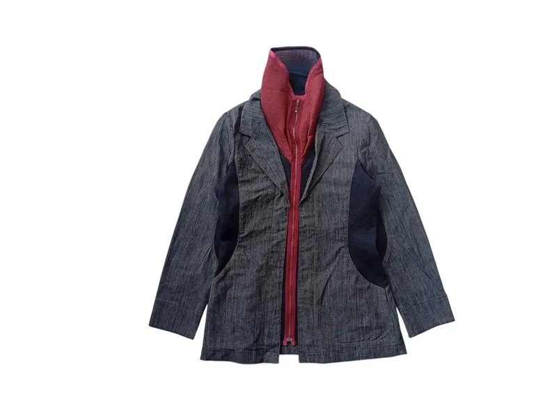 Hiroko Koshino bis layered mesh jacket photo 1
