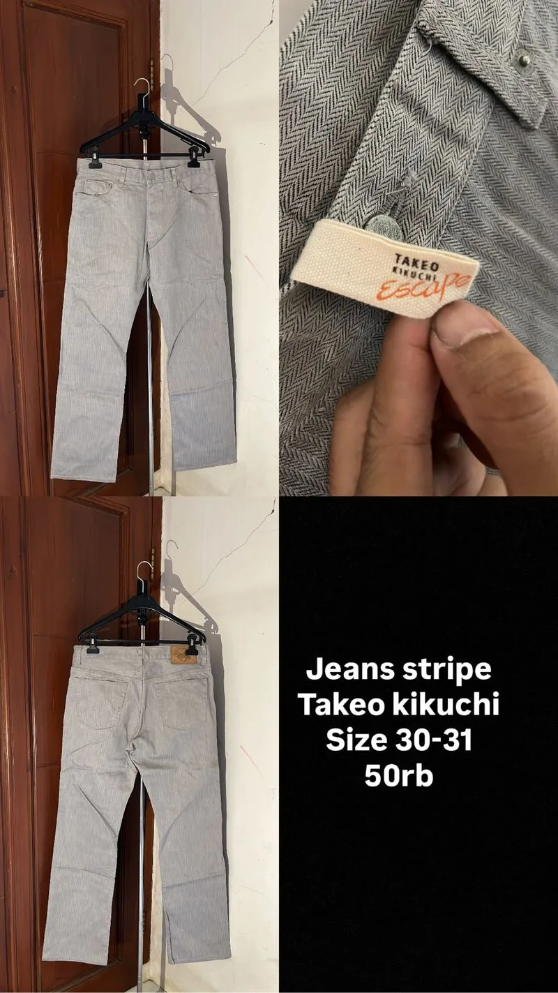 Jeans stripe Takeo kikuchi photo 1