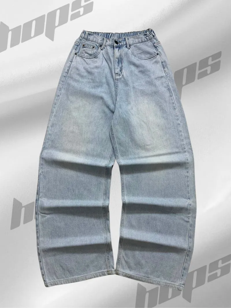 High 1986 Light Blue Baggy Pants photo 1
