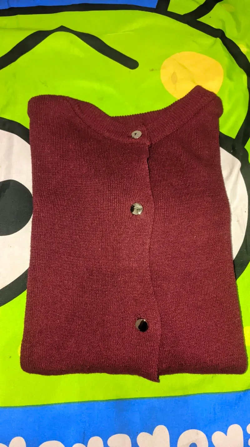 Cardigan Inara Maroon photo 1