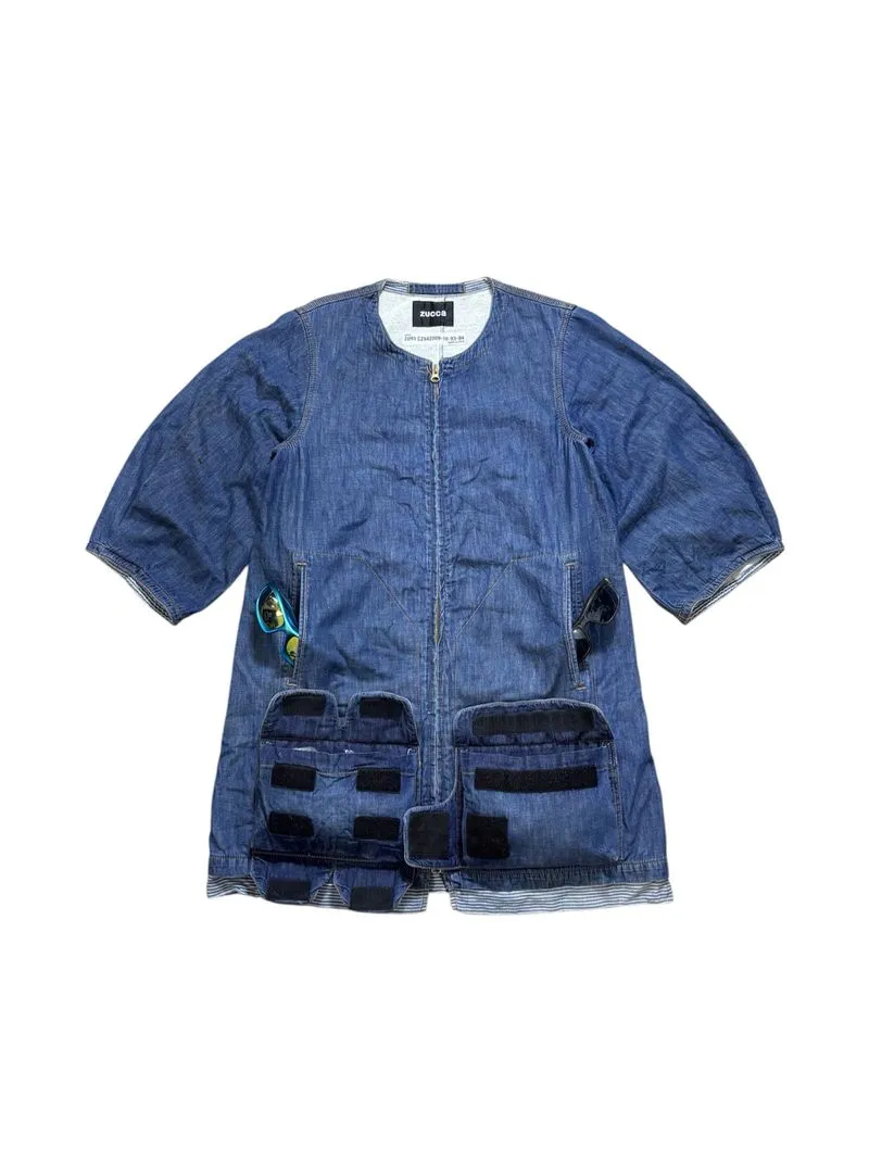 Issey Miyake Cabane De Zucca Multipocket Denim Jacket photo 1