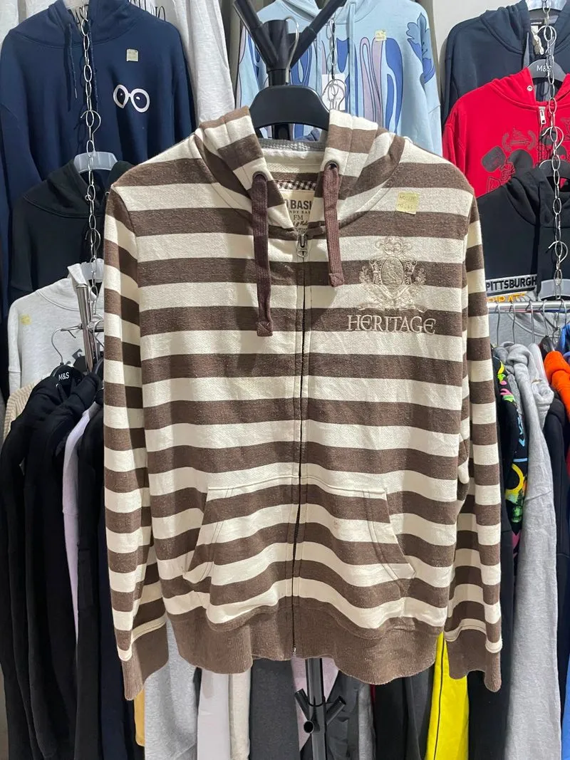 Hoodie ziper So basic Motif Salur photo 1