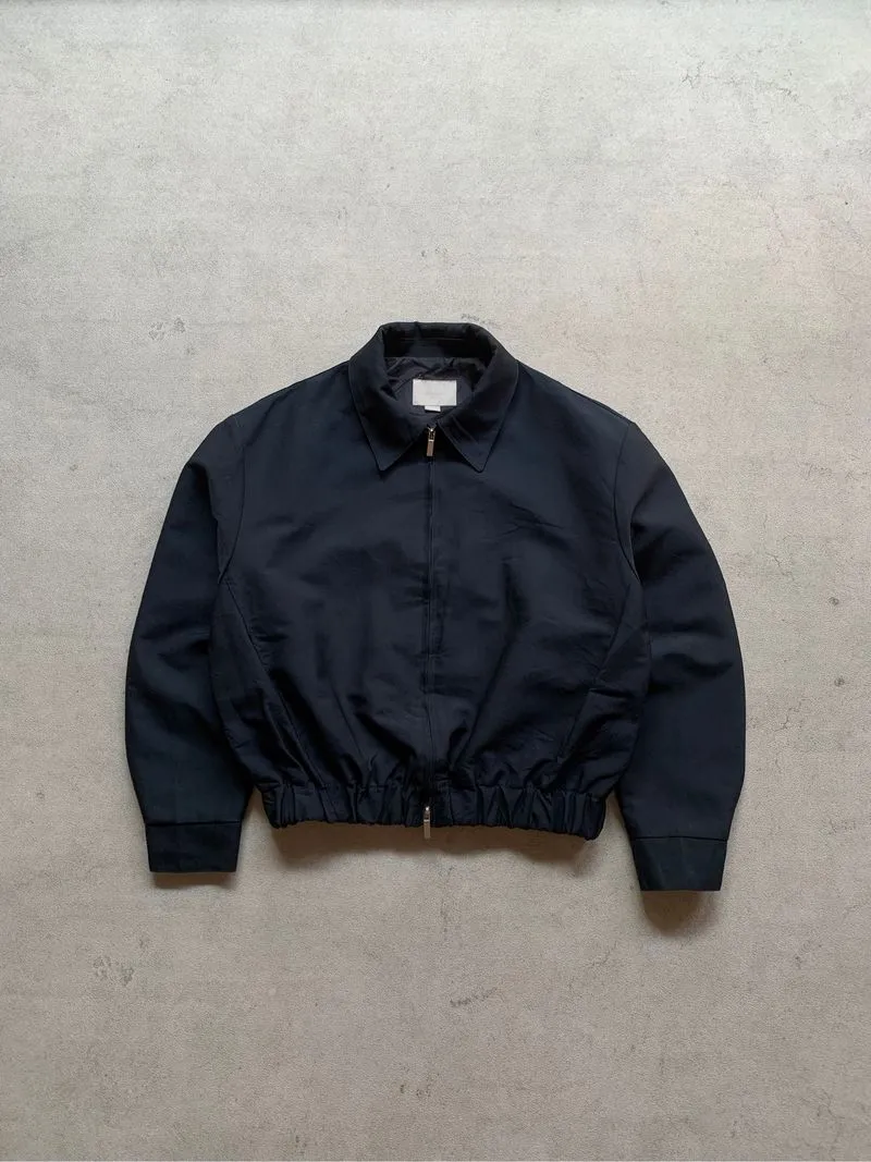 GENTLE COVER BLOUSON NAVY TWO WAYS JACKET photo 1