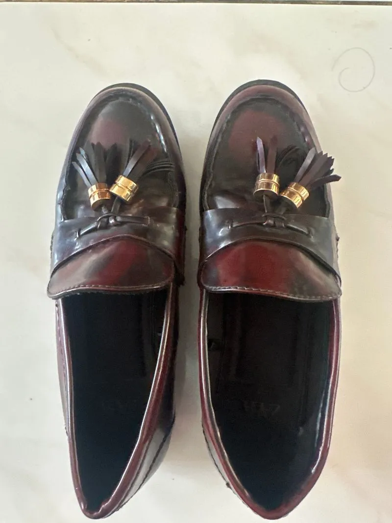 Sepatu loafers Zara photo 1