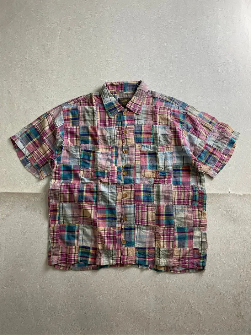Fire Flag Patch Work Shirt photo 1