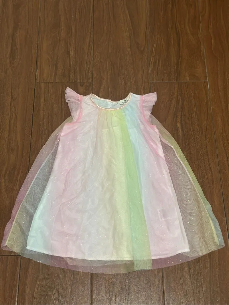 Dress Pesta Pelangi Anak Perempuan photo 1