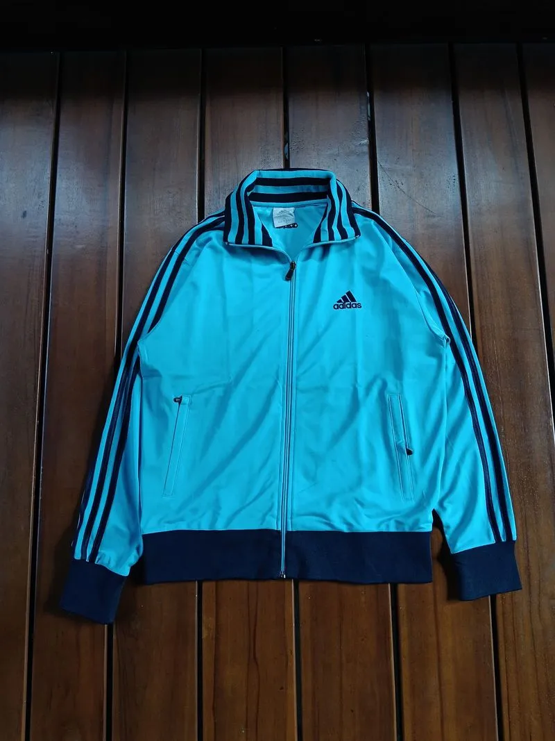 Tracktop Adidas Essentials Sky Blue  photo 1