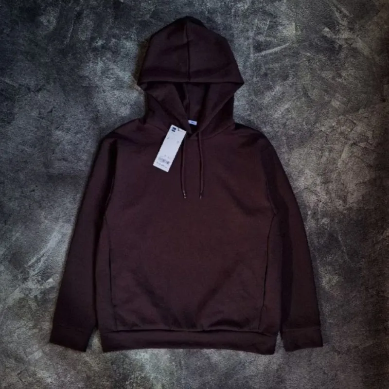 Uniqlo GU Pullover Scuba Hoodie - Darkbrown Size S (64x54) photo 1