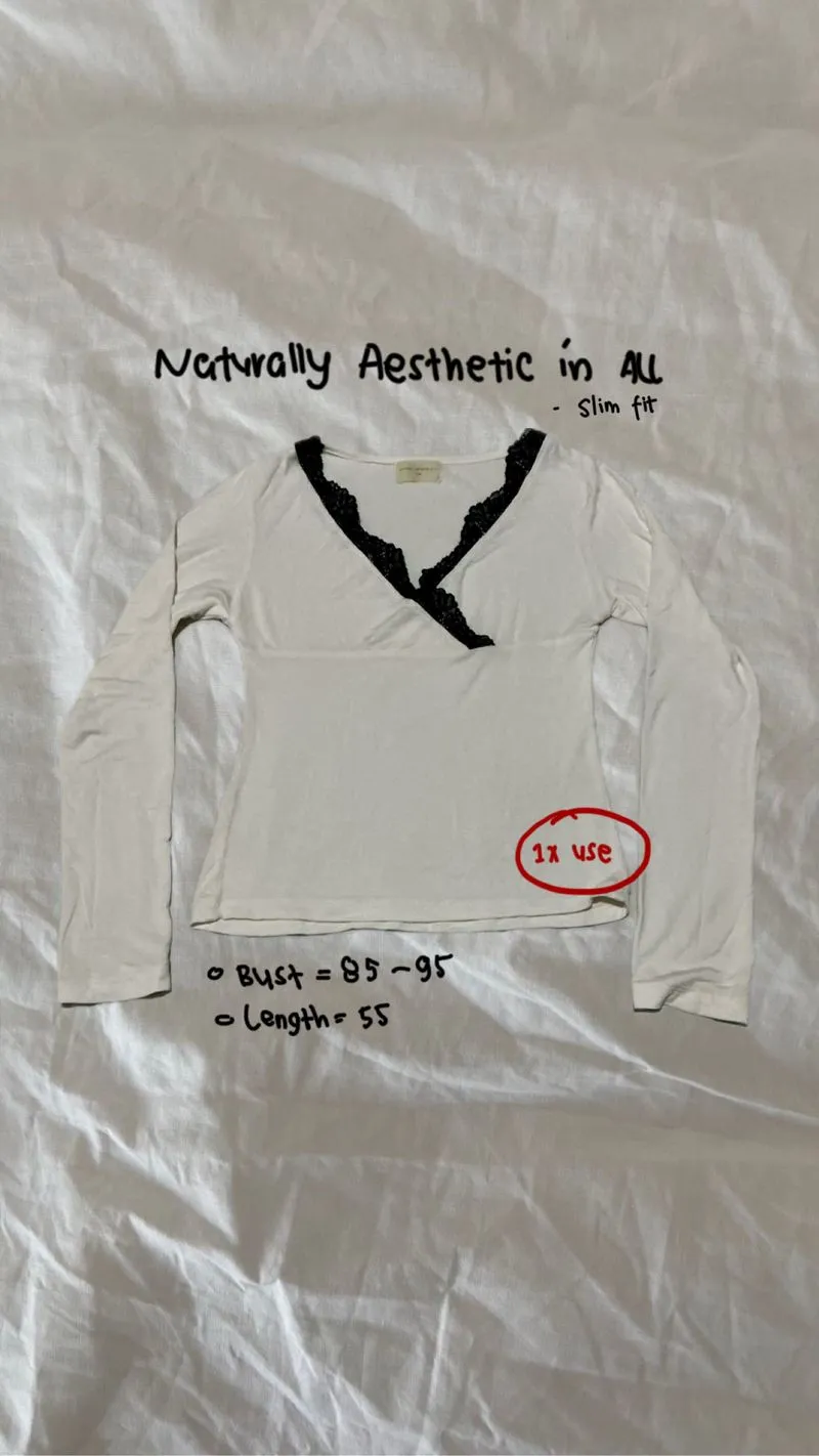 Lace Long Sleeve Top photo 1