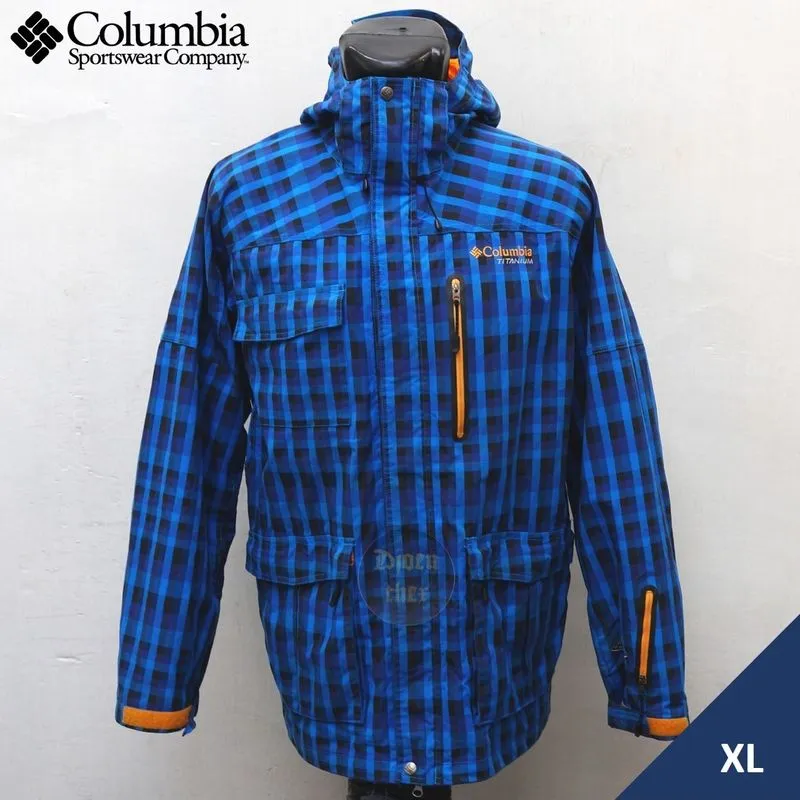 Columbia Jacket Sover Summit PlaidBlue Size XL photo 1