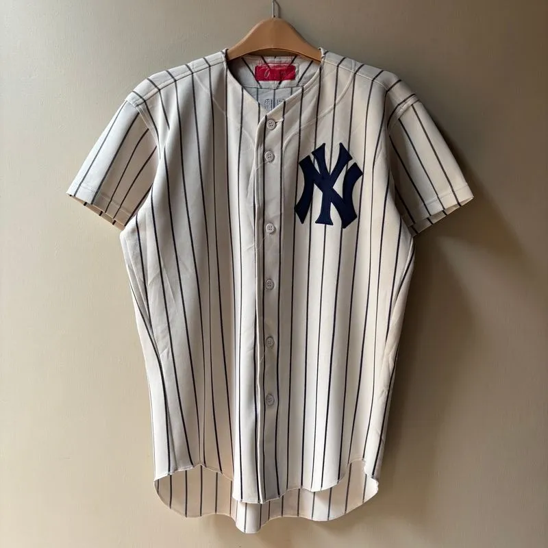 Vintage MLB NY New York Yankees Baseball Jersey photo 1
