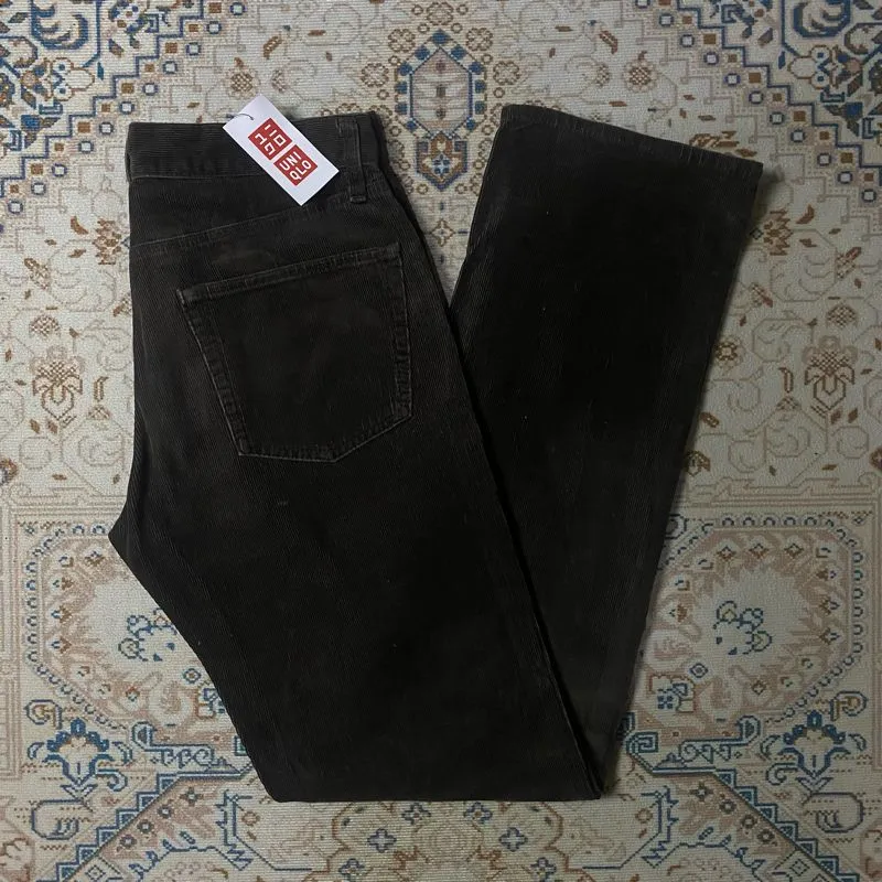 Uniqlo Streetwear Casual Casual pants Pria brown photo 1