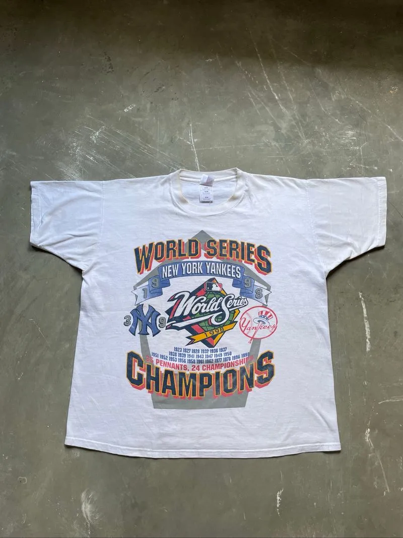 White art Champion Yankees  / kaos art photo 1