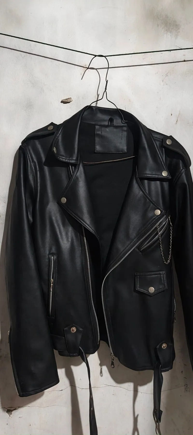 Ramone faux leather jaket photo 1