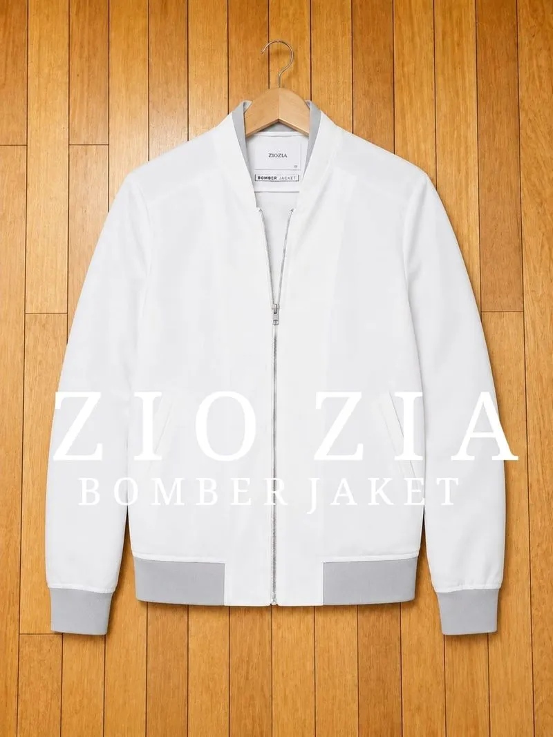 Zio zia bomber putih second thrift original photo 1