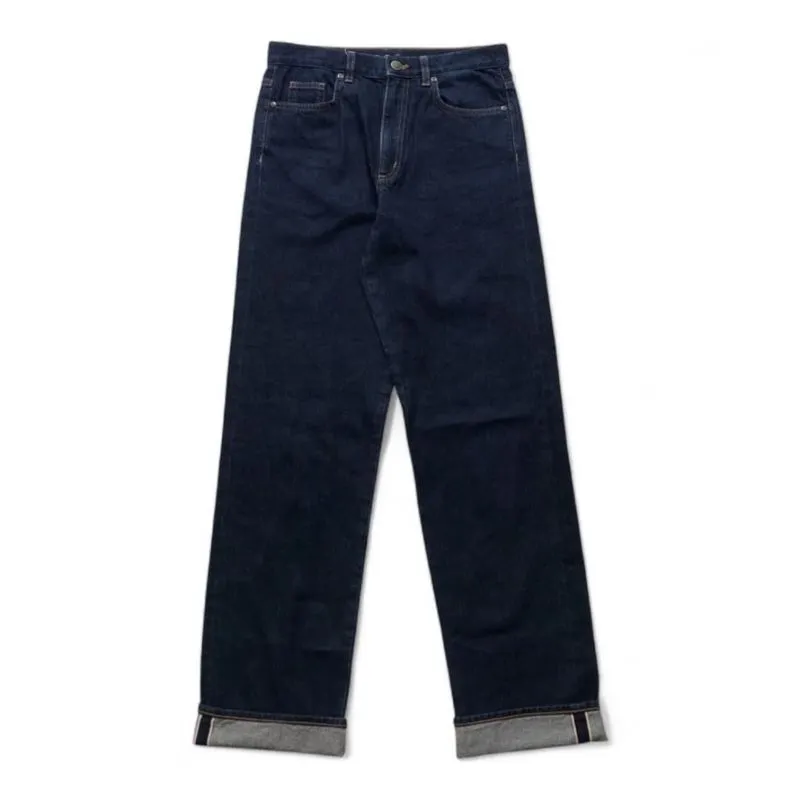 Japanese brand Y2K Sportswear Jeans Pria navy photo 1
