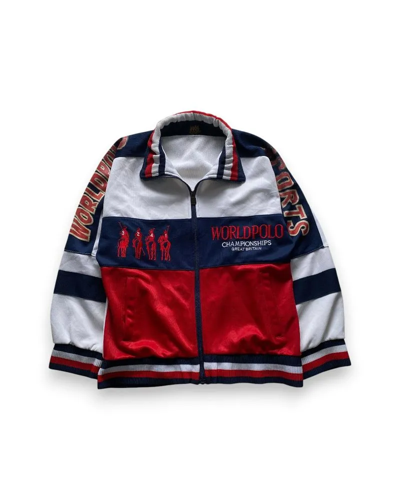 Jaket World Polo Championships Vintage Great Britain Embroid photo 1
