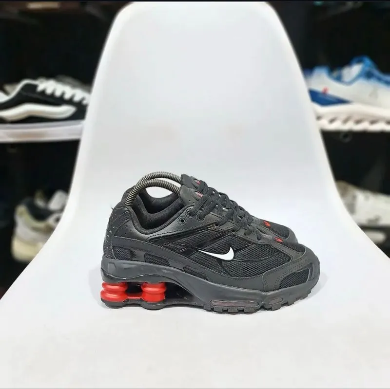 [Termurah] Sneakers - Nike Shox Ride2 Black University Red photo 1