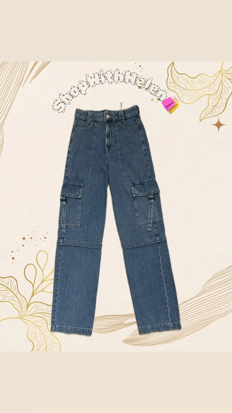 bershka cargo jeans photo 1