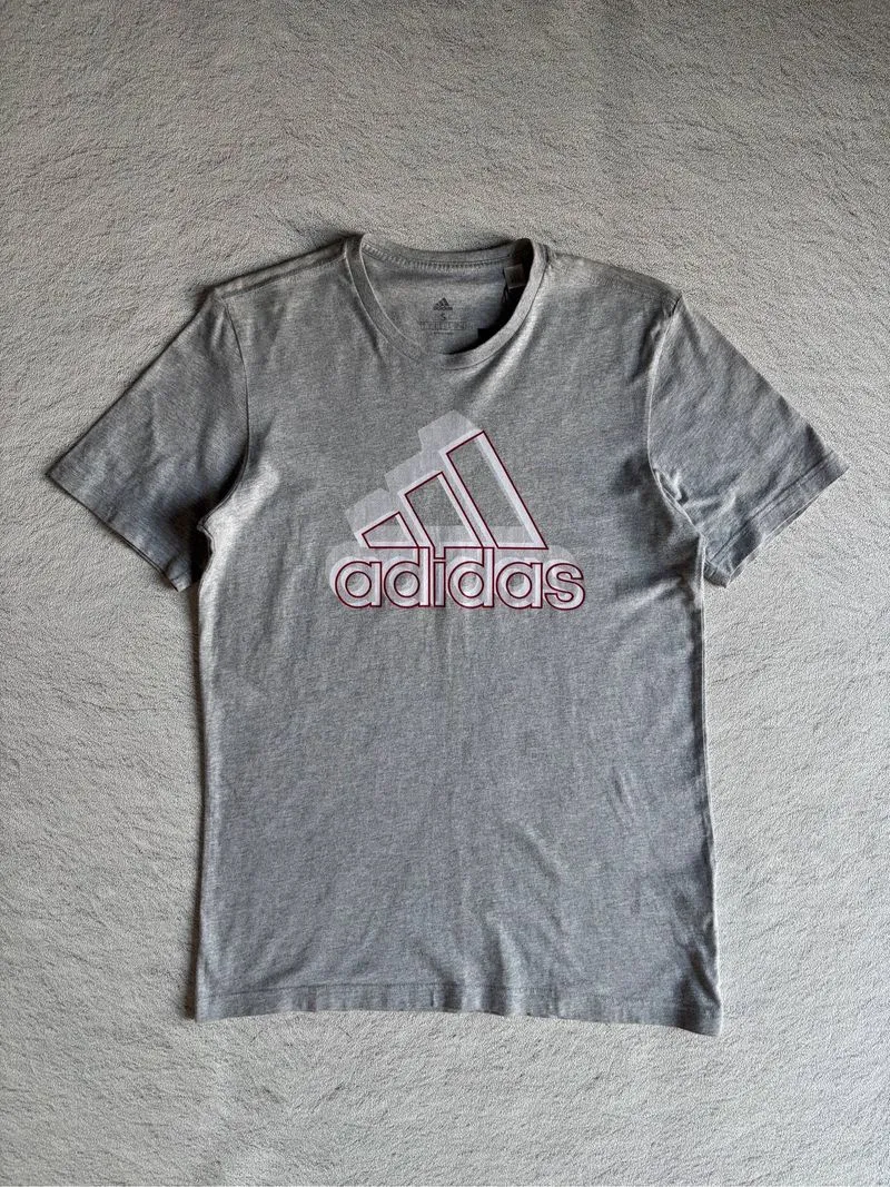 T-Shirt Adidas Big Logo Gray photo 1