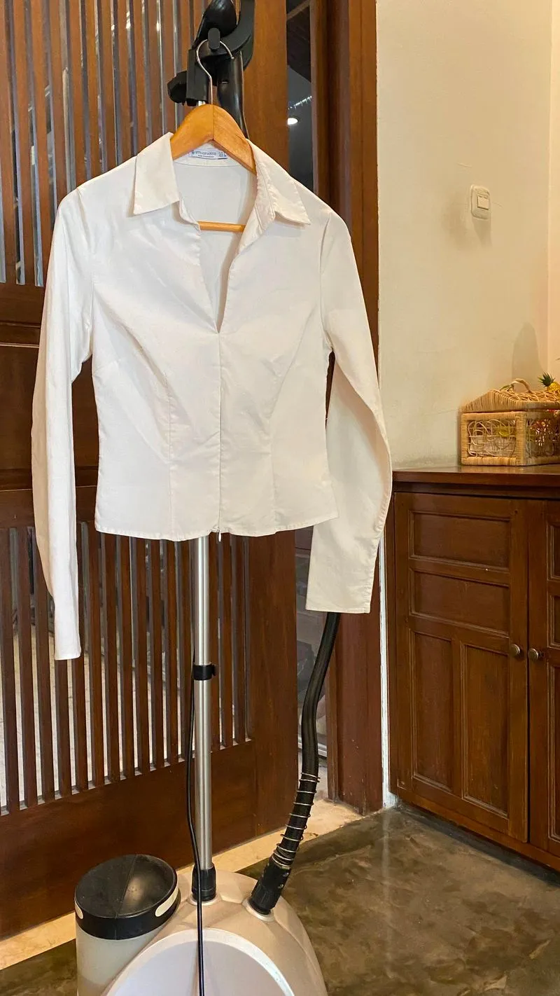 Zipped long sleeve shirt stradivarius photo 1