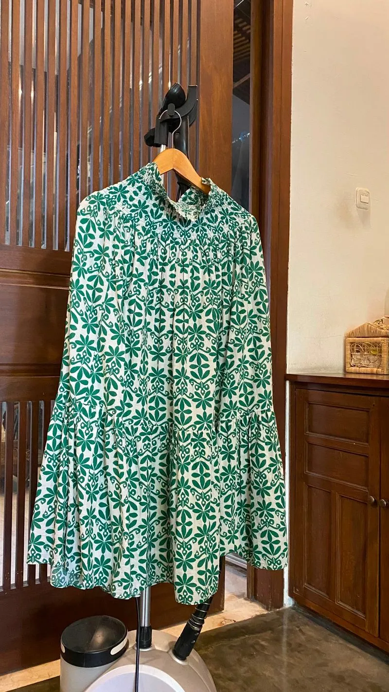 rok panjang zara berkerut photo 1