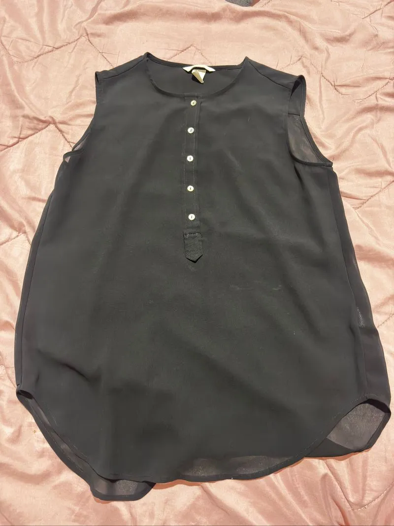 sleeveless blouse top photo 1