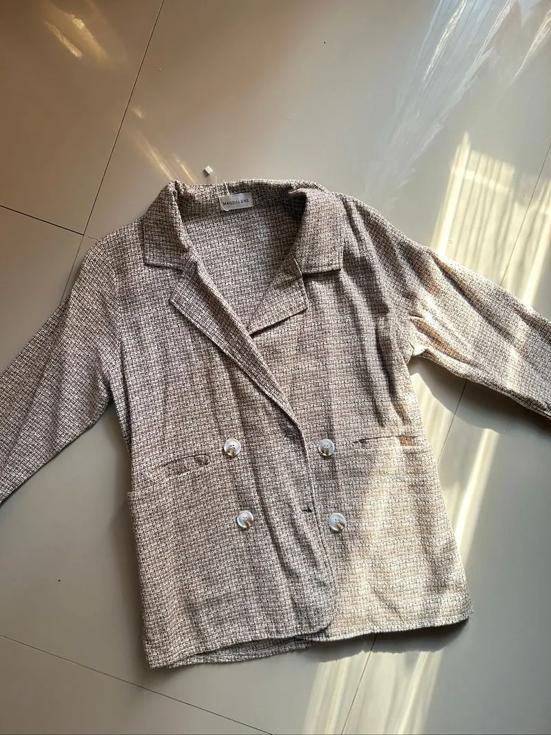 magdalene tweed blazer photo 1